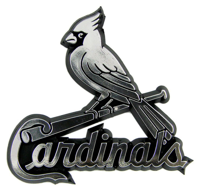 Emblema para automóvil de los St. Louis Cardinals, color plateado