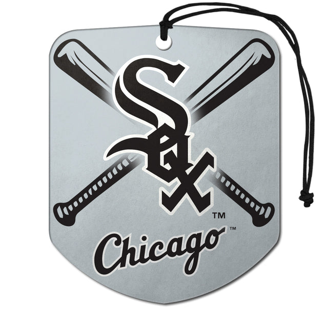 Chicago White Sox Air Freshener Shield Design 2 Pack