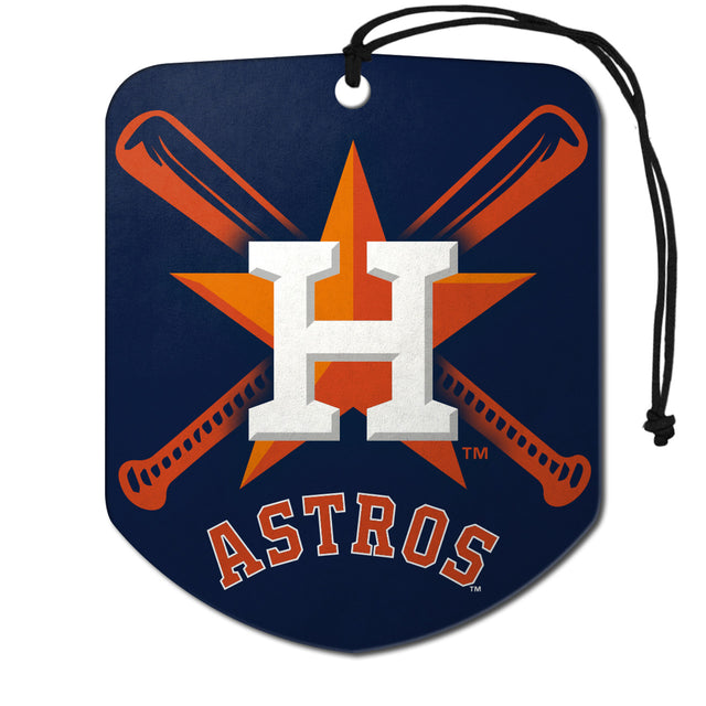 Ambientador con diseño de escudo de los Houston Astros, paquete de 2