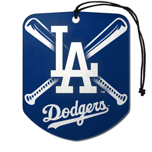 Ambientador con diseño de escudo de Los Angeles Dodgers, paquete de 2