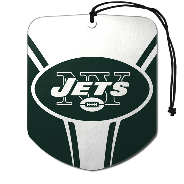 Ambientador con diseño de escudo de los New York Jets, paquete de 2