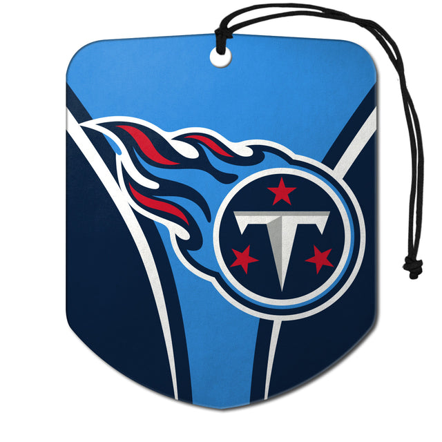 Ambientador con diseño de escudo de Tennessee Titans, paquete de 2