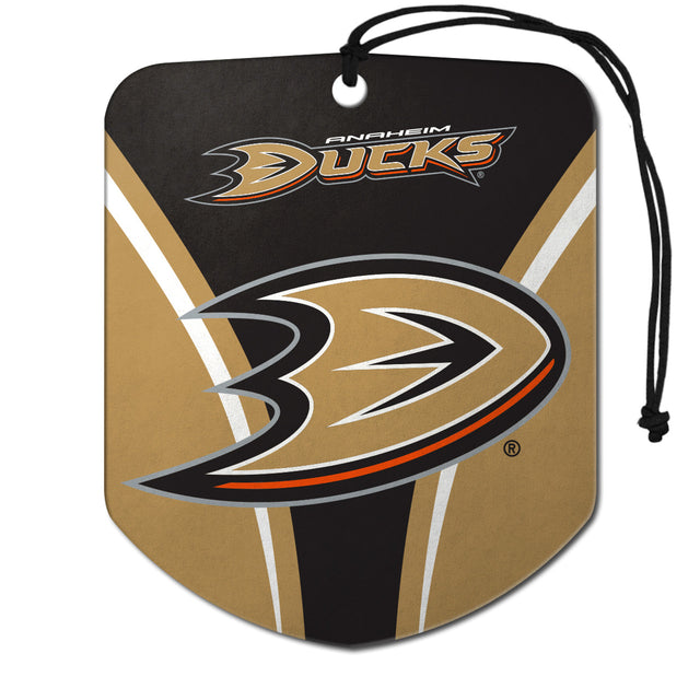 Anaheim Ducks Air Freshener Shield Design 2 Pack