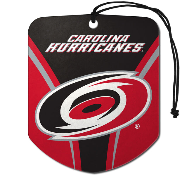 Ambientador con diseño de escudo de los Carolina Hurricanes, paquete de 2