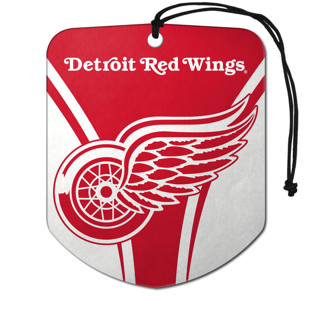 Ambientador con diseño de escudo de los Detroit Red Wings, paquete de 2