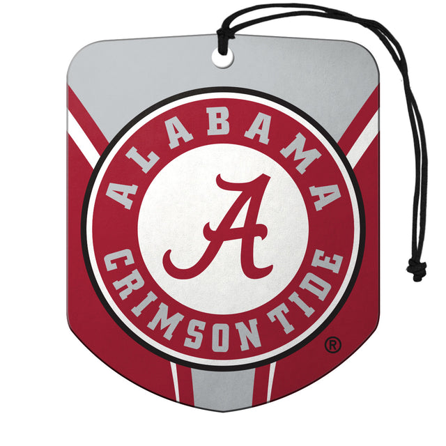 Ambientador Alabama Crimson Tide con diseño de escudo, paquete de 2