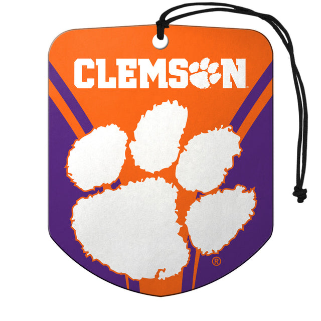 Ambientador con diseño de escudo de los Clemson Tigers, paquete de 2