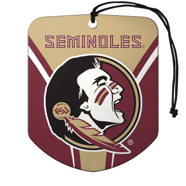 Ambientador con diseño de escudo de los Florida State Seminoles, paquete de 2