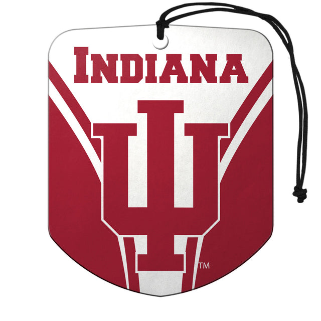 Indiana Hoosiers Air Freshener Shield Design 2 Pack