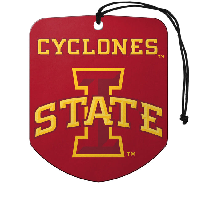 Paquete de 2 ambientadores con diseño de escudo de Iowa State Cyclones