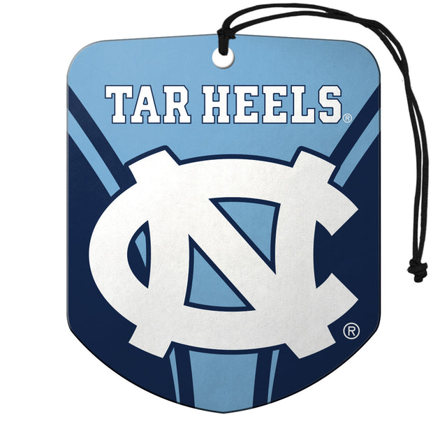 Ambientador con diseño de escudo de los Tar Heels de Carolina del Norte, paquete de 2