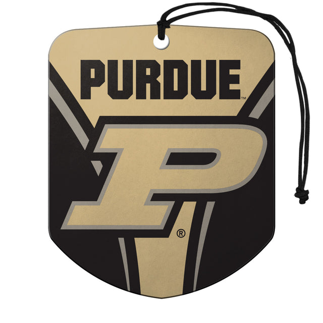 Ambientador Purdue Boilermakers con diseño de escudo, paquete de 2