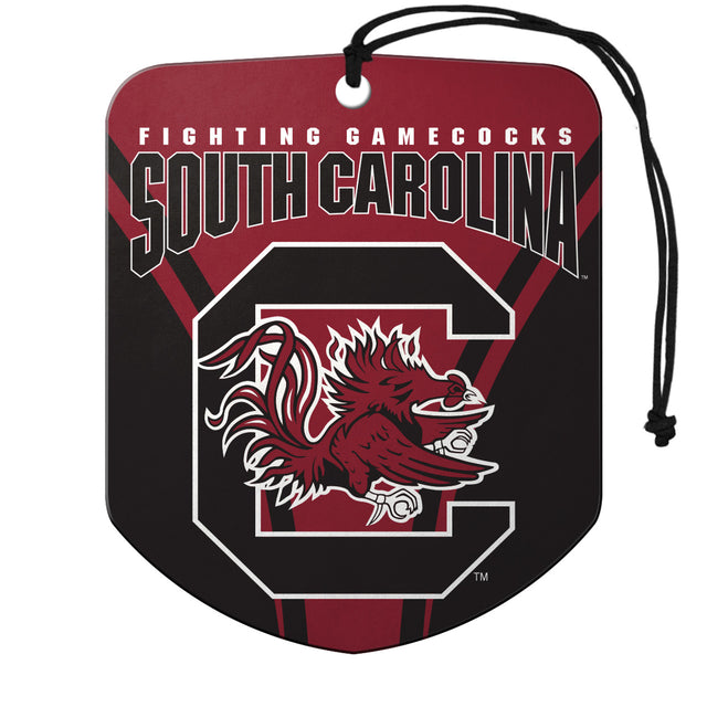 Ambientador con diseño de escudo de los Gamecocks de Carolina del Sur, paquete de 2