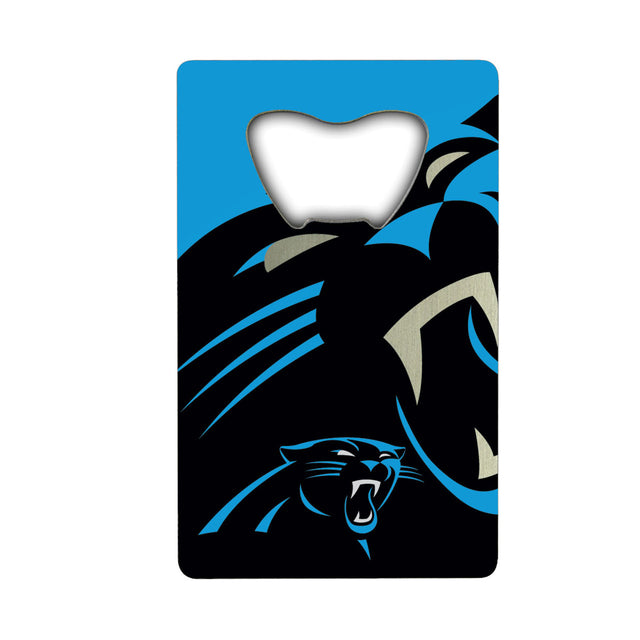 Abridor de botellas estilo tarjeta de crédito de los Carolina Panthers