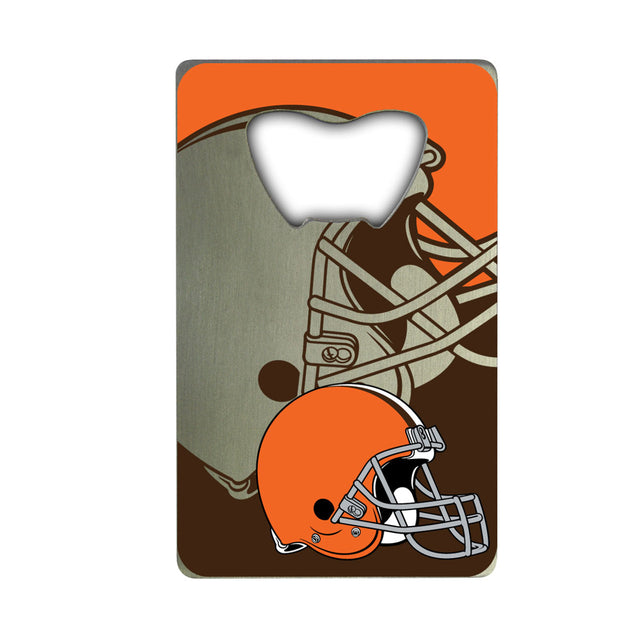 Abridor de botellas de los Cleveland Browns estilo tarjeta de crédito