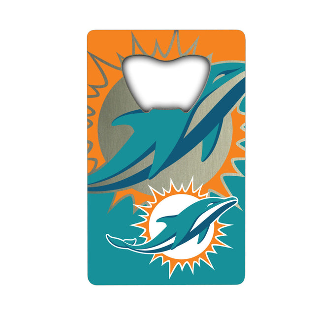 Abridor de botellas estilo tarjeta de crédito de los Miami Dolphins