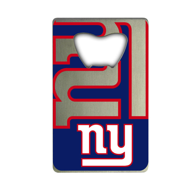 New York Giants Bottle Opener Credit Card Style