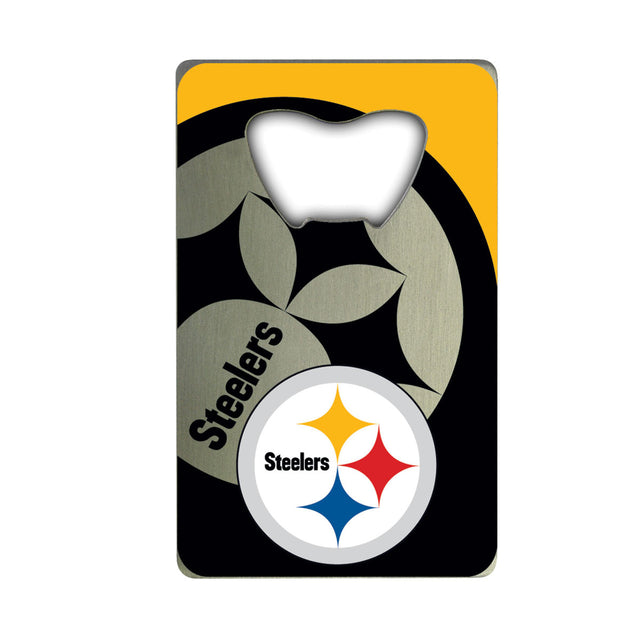 Abridor de botellas de los Pittsburgh Steelers estilo tarjeta de crédito