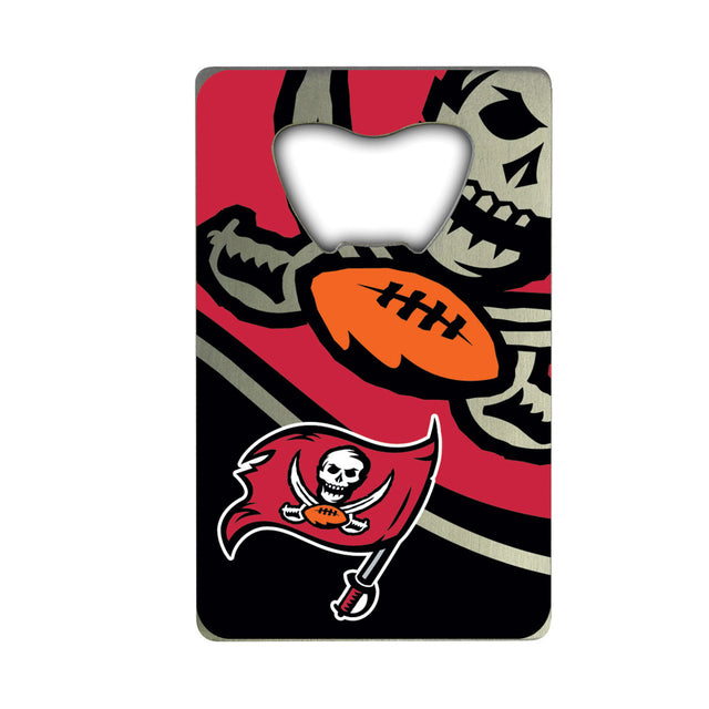 Abridor de botellas estilo tarjeta de crédito de los Tampa Bay Buccaneers