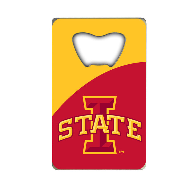 Abridor de botellas estilo tarjeta de crédito de Iowa State Cyclones