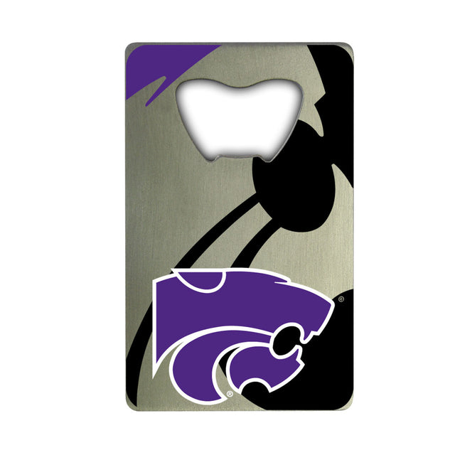 Abridor de botellas estilo tarjeta de crédito de Kansas State Wildcats