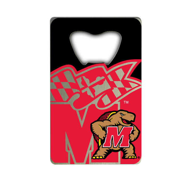 Maryland Terrapins Bottle Opener Credit Card Style