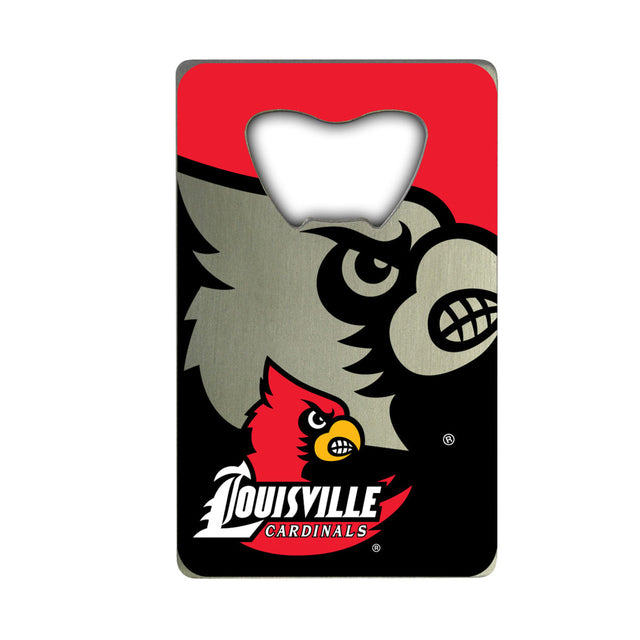 Abridor de botellas estilo tarjeta de crédito de los Louisville Cardinals