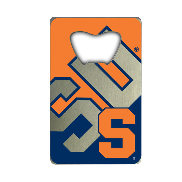 Abridor de botellas Syracuse Orange estilo tarjeta de crédito