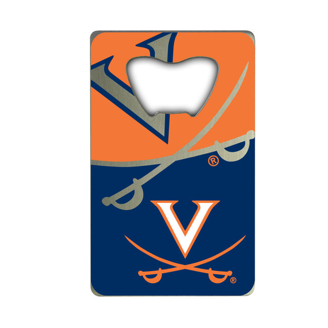 Abridor de botellas estilo tarjeta de crédito de los Virginia Cavaliers