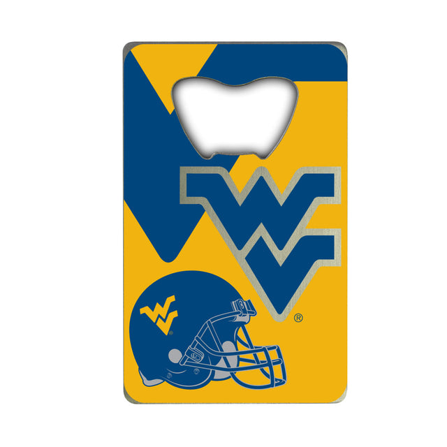 West Virginia Mountaineers Bottle Opener Credit Card Style