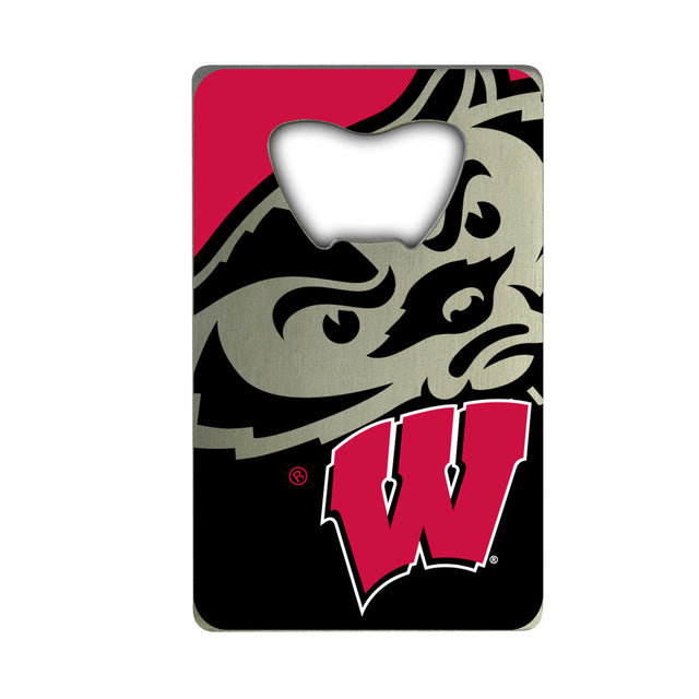 Wisconsin Badgers Bottle Opener Credit Card Style