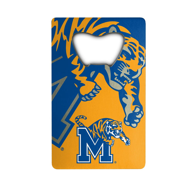 Abridor de botellas estilo tarjeta de crédito de los Memphis Tigers