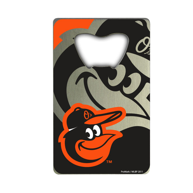 Abridor de botellas estilo tarjeta de crédito de los Baltimore Orioles