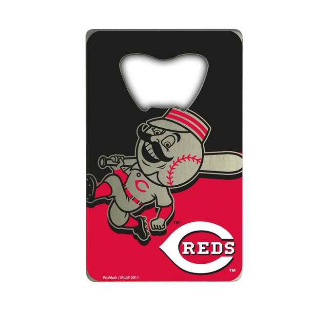 Abridor de botellas de los Cincinnati Reds estilo tarjeta de crédito