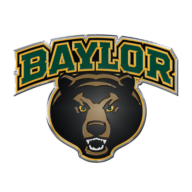 Emblema para automóvil de los Baylor Bears - Color