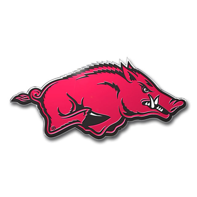 Emblema para automóvil de Arkansas Razorbacks - Color