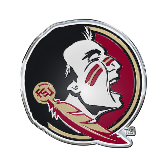 Emblema para automóvil de los Florida State Seminoles - Color