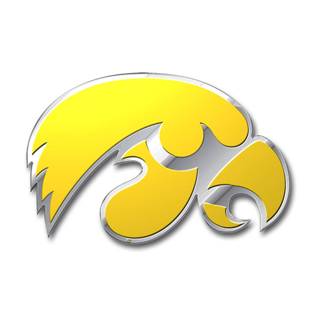 Emblema para automóvil de Iowa Hawkeyes - Color