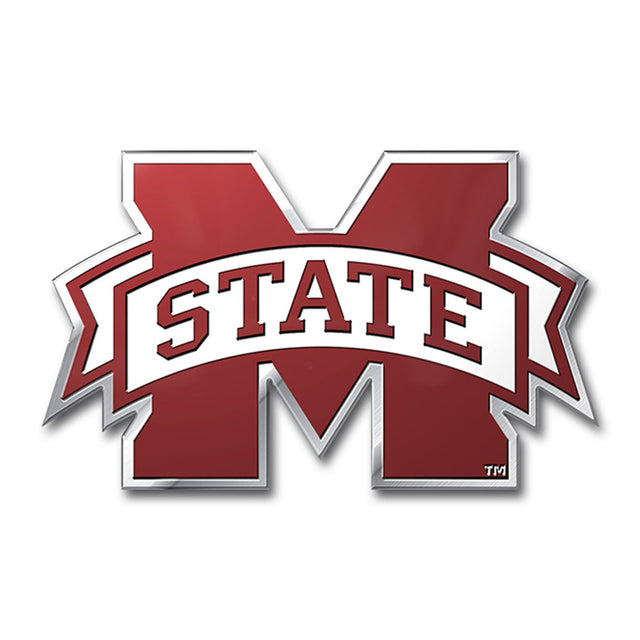 Emblema para automóvil de los Mississippi State Bulldogs - Color