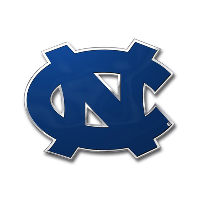 Emblema para automóvil de los Tar Heels de Carolina del Norte - Color