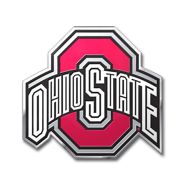 Emblema para automóvil de los Ohio State Buckeyes - Color