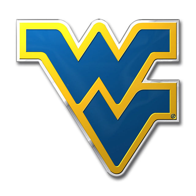 Emblema para automóvil de los Mountaineers de Virginia Occidental - Color