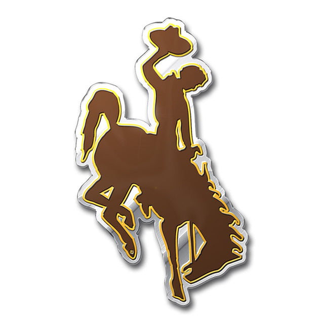 Color del emblema del automóvil de los Wyoming Cowboys