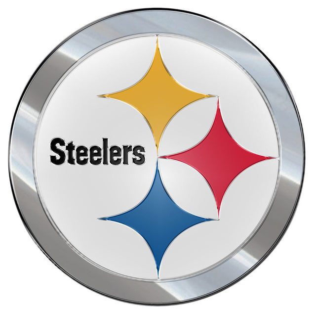 Emblema para automóvil de los Pittsburgh Steelers - Color