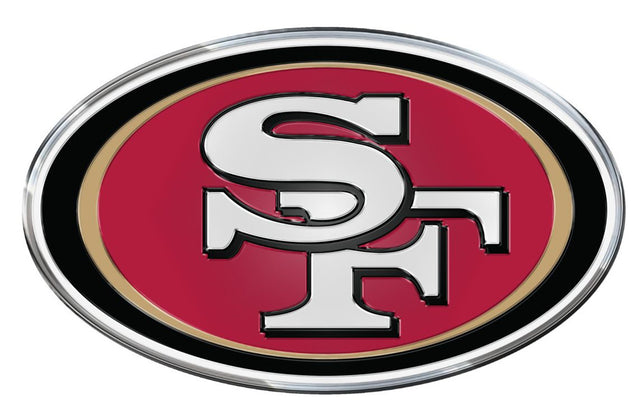 Emblema para automóvil de los San Francisco 49ers - Color