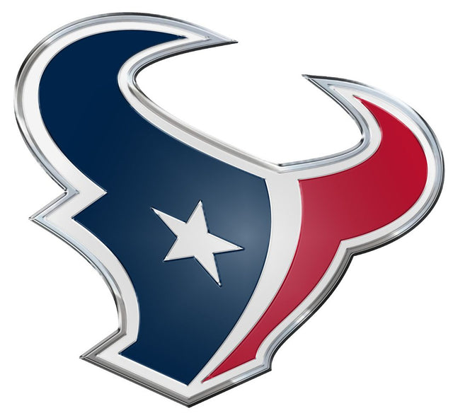 Emblema para automóvil de los Houston Texans - Color