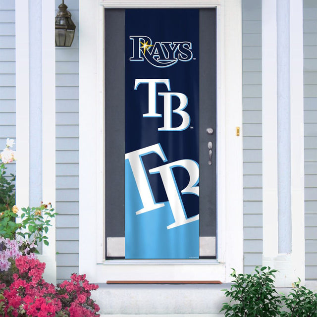 Bandera de los Tampa Bay Rays en estilo puerta CO