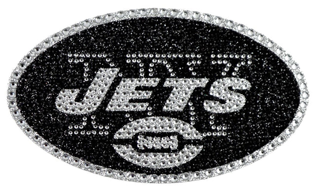 Emblema para automóvil de los New York Jets: diamantes de imitación brillantes