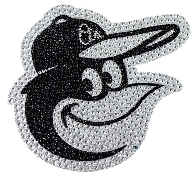 Emblema para automóvil de los Baltimore Orioles con diamantes de imitación