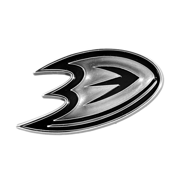 Emblema para automóvil de los Anaheim Ducks en cromo plateado